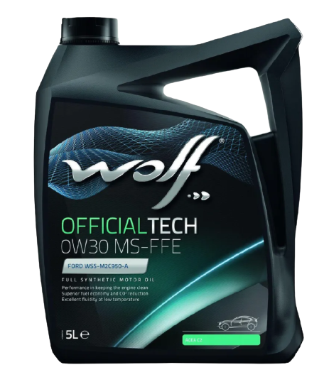 Моторное масло Wolf OfficialTech 0W-30 MS-FFE, 5л (WOLF: 656185)